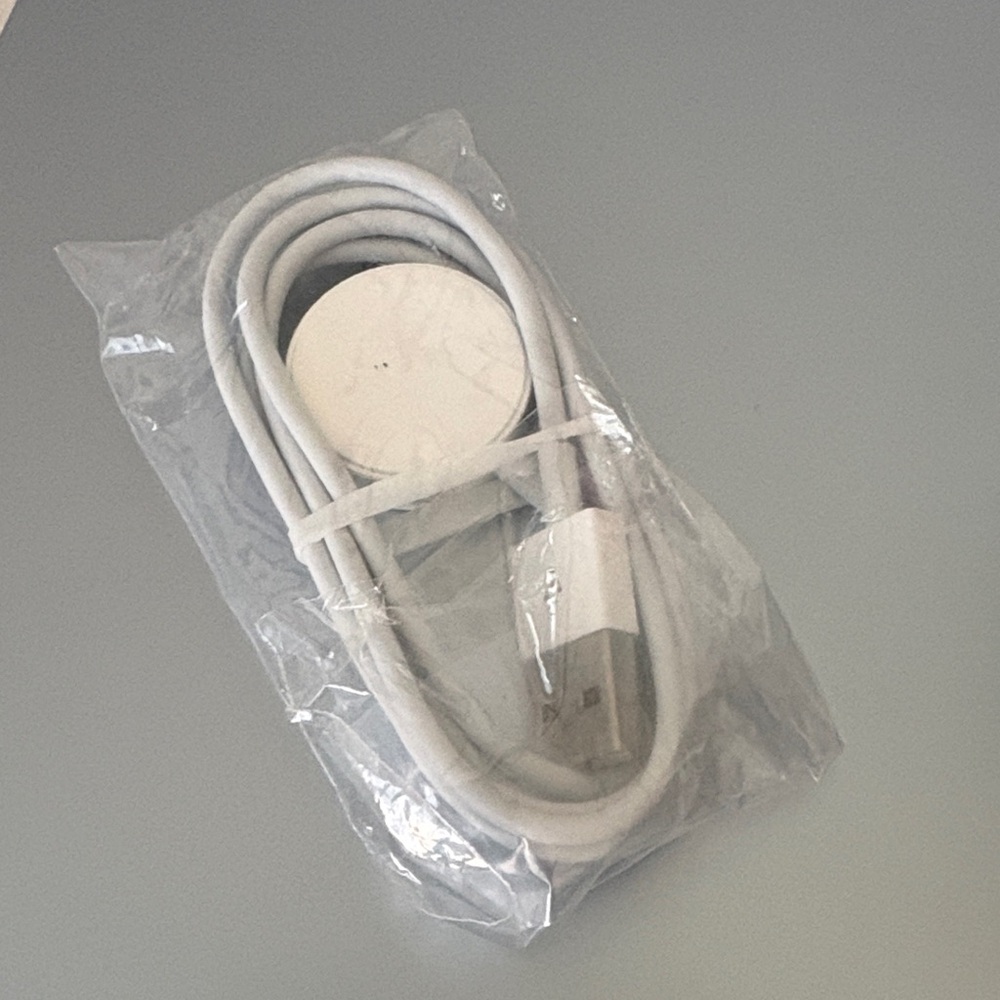 White Apple Watch Charging Cable